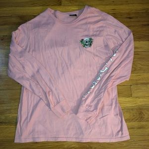 Stussy Long Sleeve Skull Logo